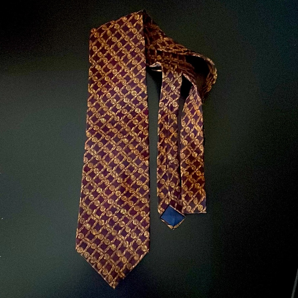 Jerry J. Garcia Y2K COCKTAIL COLLECTION MARTINI Microscope Stonehenge SILK Tie